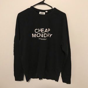 Cheap Monday Black Sweatshirt Medium